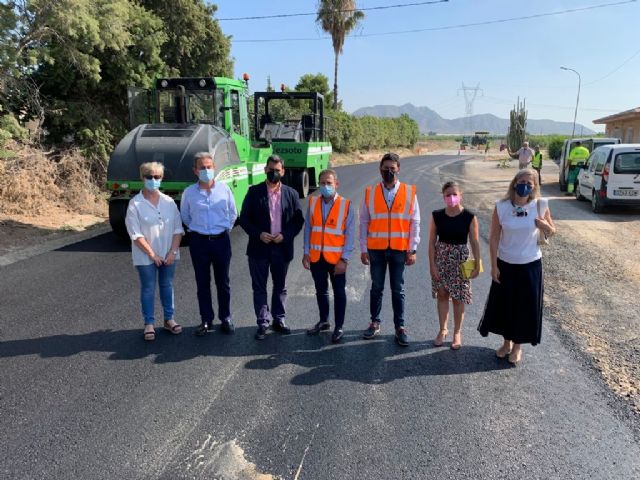 La Comunidad mejorará la capacidad de drenaje de la carretera que cruza la rambla de La Maraña en Torre Pacheco