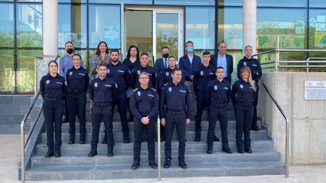 El alcalde da la bienvenida a los 10 nuevos agentes en prácticas de la Policía Local de Torre Pacheco