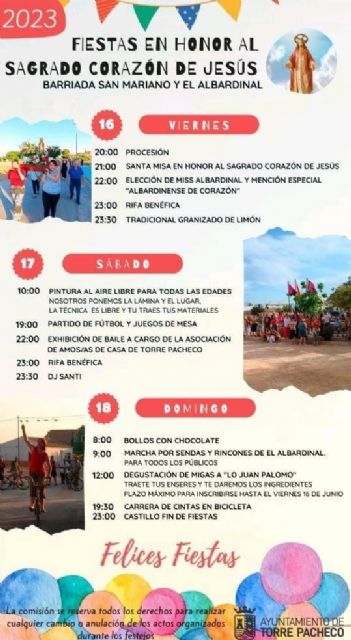 Fiestas El Albardinal 2023