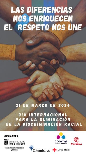 Torre Pacheco celebra el Día Internacional para la Eliminación de la Discriminación Racial