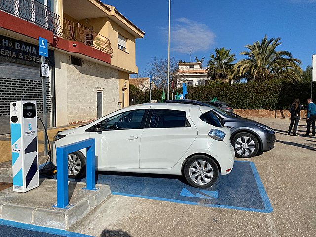 Puesta en marcha los primeros 12 puntos de carga en elmunicipio de Torre Pacheco