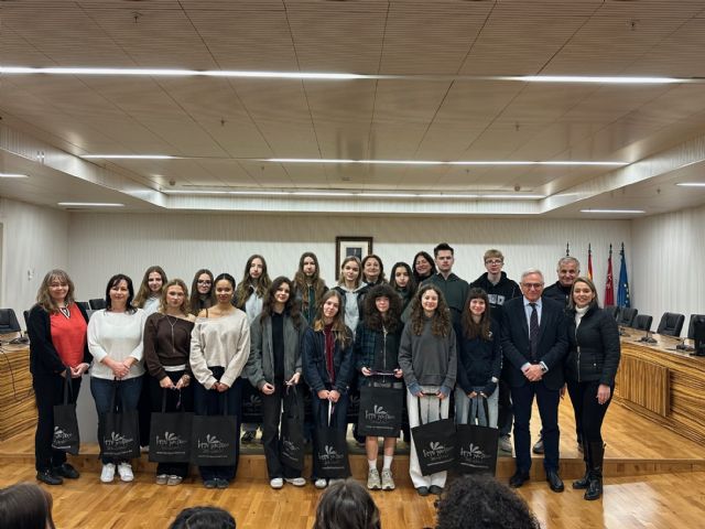 Recepción jóvenes ERASMUS en Torre Pacheco