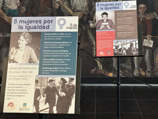 Exposición 8 Mujeres por la Igualdad