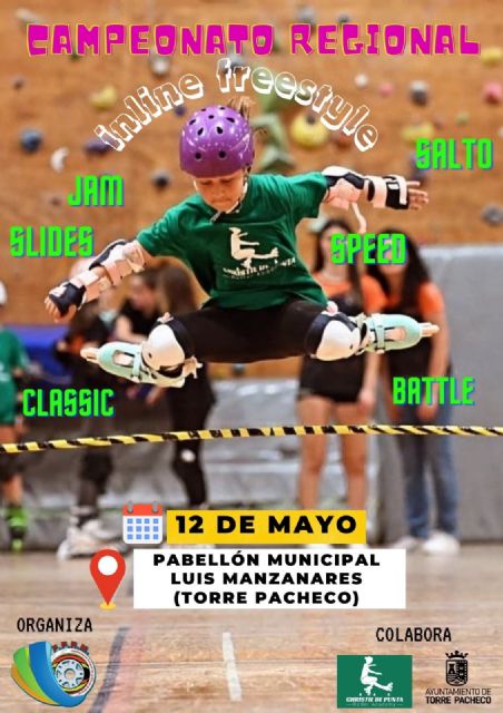 Torre Pacheco acoge el Campeonato Regional Inline Frestyle