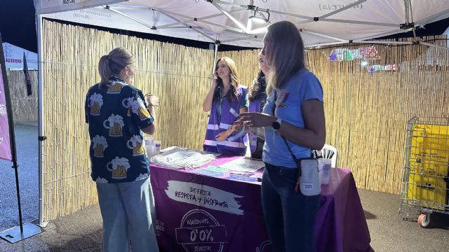 Punto violeta en las Fiestas de Torre Pacheco 2026