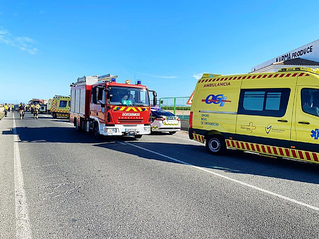 Accidente de tráfico colisión frontal ocurrido en dirección al Jimenado