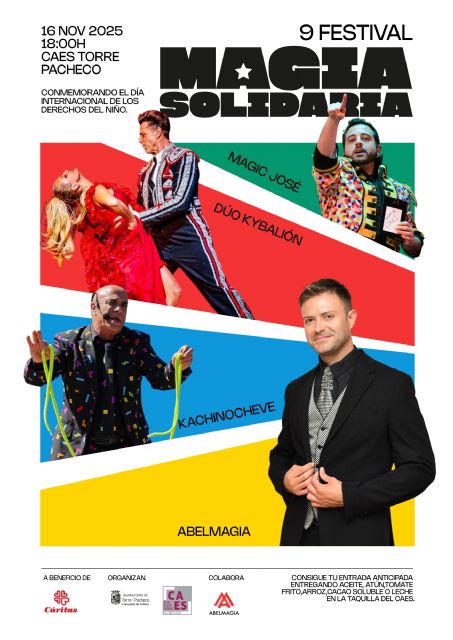 La Magia Más Dinámica y Visual Llega a Torre Pacheco con la 9º Edición del Festival Solidario