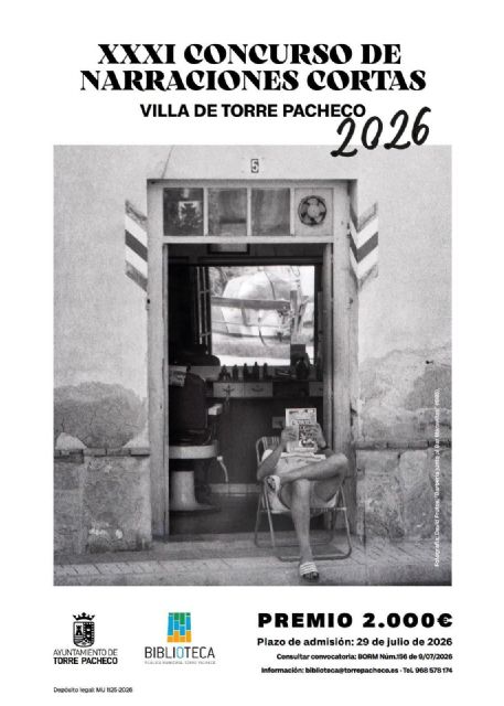 XXXI Concurso de Narraciones Cortas Villa de Torre Pacheco 2026