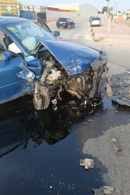 Seis heridos en un accidente de tráfico en Torre Pacheco