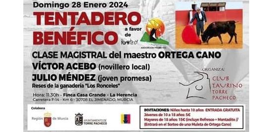 Denuncian que Torre Pacheco regala entradas a niños para un tentadero taurino