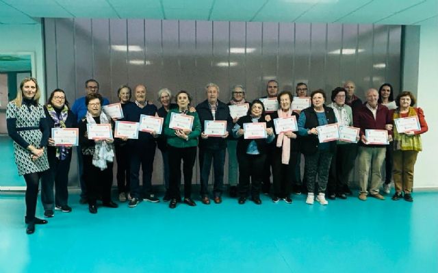 Clausura de los Talleres de Memoria y Estimulación Cognitiva en los Centros de Mayores del municipio de Torre Pacheco