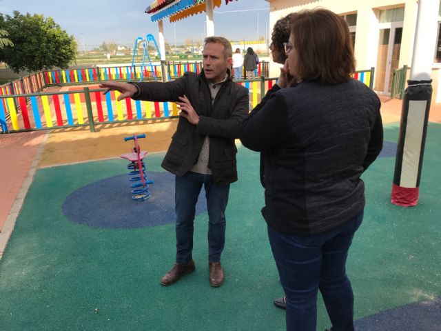 El CAI San Antonio en Torre Pacheco cuenta con un nuevo parque infantil