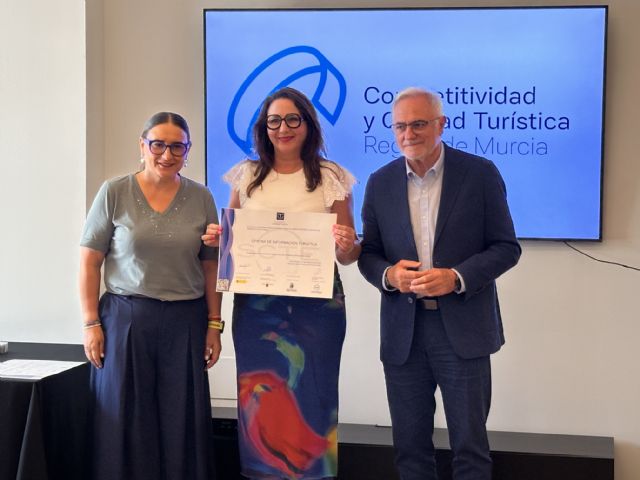 El Gobierno regional promueve en Torre Pacheco la mejora continua de los servicios turísticos con nuevas distinciones SICTED
