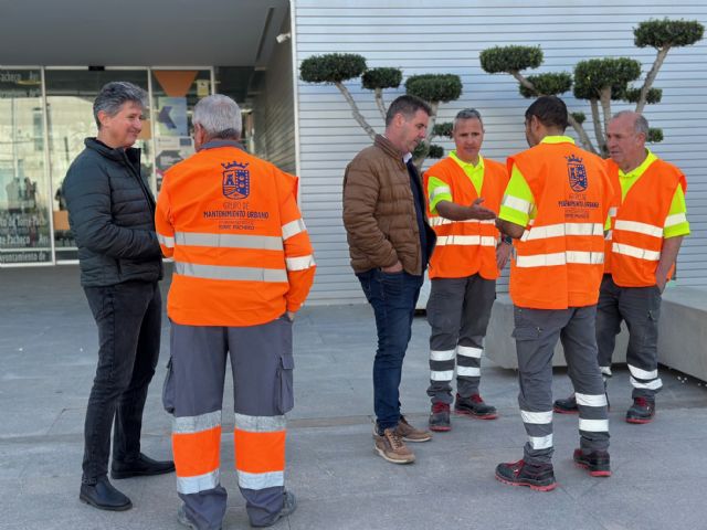 El Ayuntamiento de Torre Pacheco refuerza el mantenimiento urbano con nuevos operarios a través del SEF
