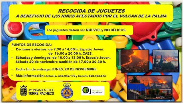 Juguetes para los niños de La Palma