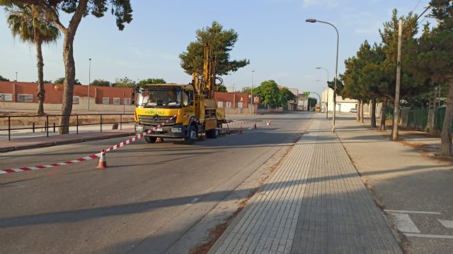 El Ayuntamiento de Torre Pacheco continúa realizando actuaciones tendentes a minimizar los daños y los riesgos que se producen por inundaciones