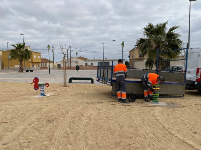 Nuevos Juegos Infantiles en el Jardín Villalobos de Lo Ferro