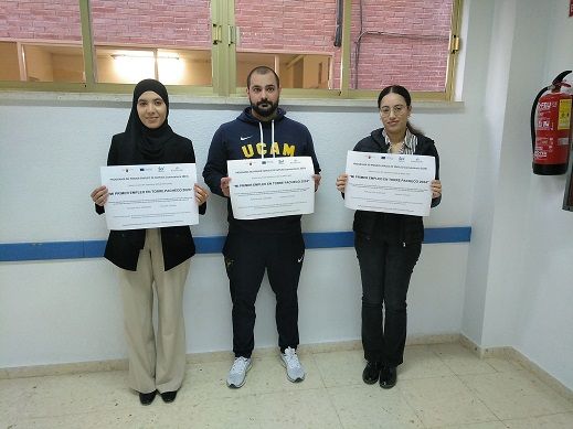 Tres jóvenes han participado en el programa “Mi Primer Empleo” subvencionado por el SEF