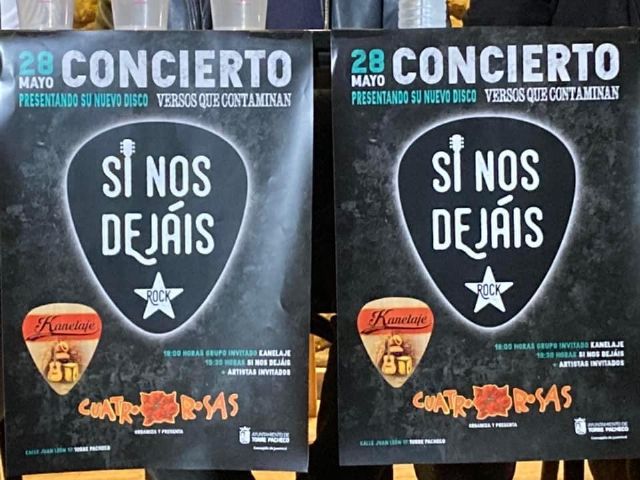 El grupo de rock SI NOS DEJÁIS presenta Versos que contaminan”