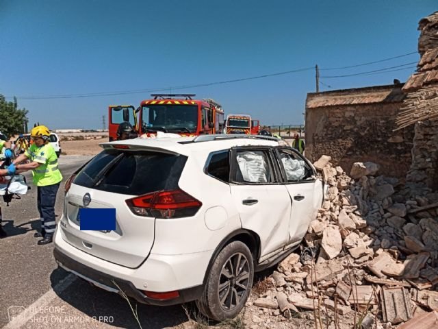 Accidente de tráfico con una persona herida en Torre Pacheco
