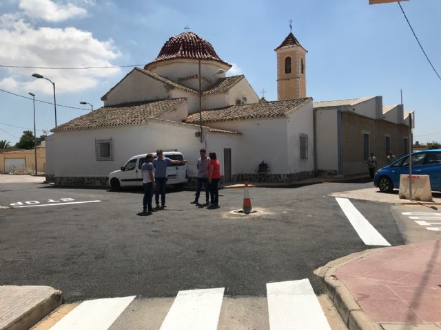 Finalizan las obras de pavimentación en el centro urbano de El Jimenado