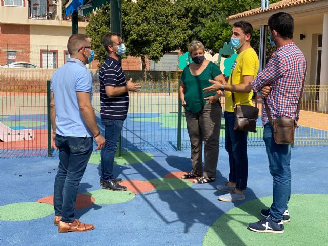 Mejoras en el parque infantil del CAI de Balsicas