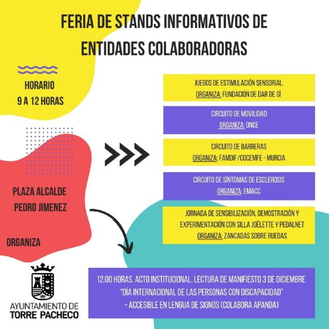 Feria y manifiesto por el día de las personas con discapacidad