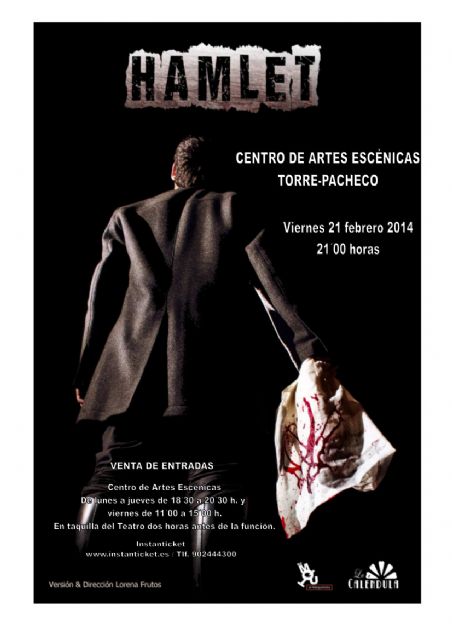 Este viernes arranca el “Ciclo de Teatro Murciano” en Torre-Pacheco con “Hamlet”