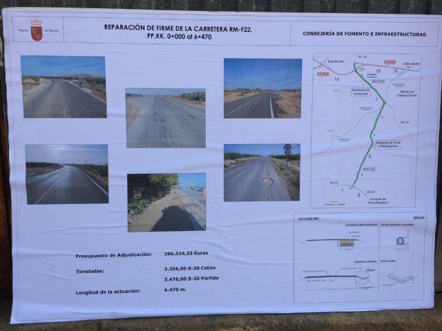 Inaugurada las obras de mejora de la carretera que une Torre-Pacheco con Balsicas