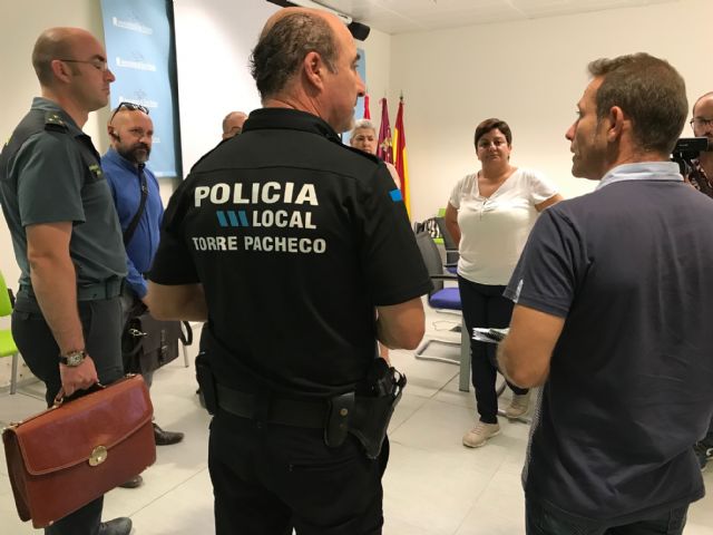 La Junta Técnica de Seguridad del Ayuntamiento de Torre Pacheco se reúne