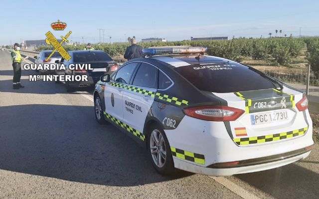 La Guardia Civil sorprende a un conductor a 194 km/h en un tramo señalizado a 100 entre Balsicas y San Javier