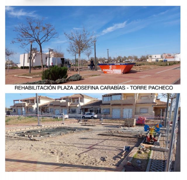 Rehabilitación de la plaza Josefina Carabías en Torre Pacheco