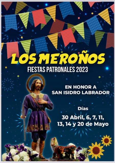 Los Meroños 2023 - Fiestas Patronales en honor a San Isidro Labrador