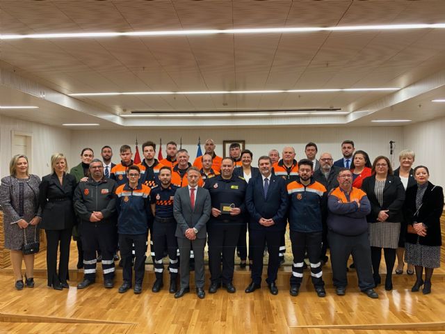 La Agrupación de Voluntarios de Protección Civil condecorada con la Medalla de Oro de Torre Pacheco