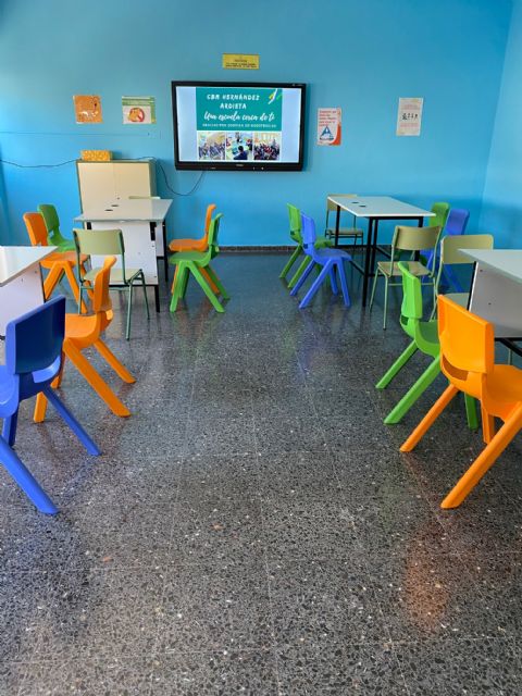 'El Aula del Futuro', aula digital en el colegio Hernández Ardieta de Roldán