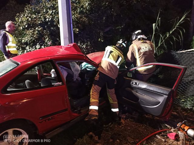 Dos heridos en un accidente de tráfico en Torre Pacheco