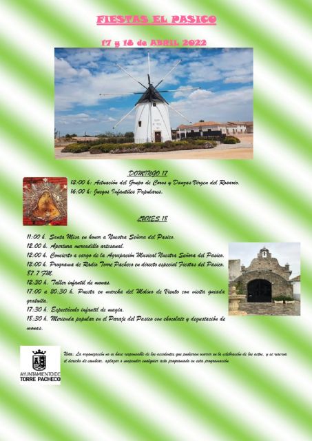 El lunes de mona se celebra la tradicional Fiesta del Pasico en Torre Pacheco