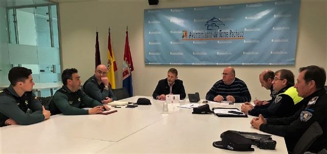 El Ayuntamiento de Torre Pacheco y la Guardia Civil incrementan su colaboración para luchar contra la inseguridad ciudadana