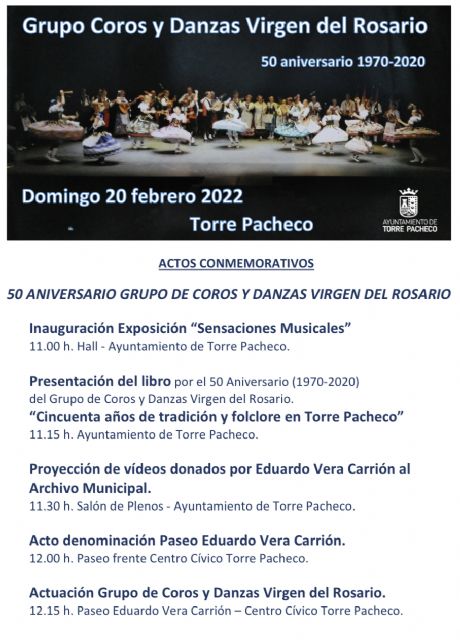 50 aniversario Grupo de Coros y Danzas Virgen del Rosario