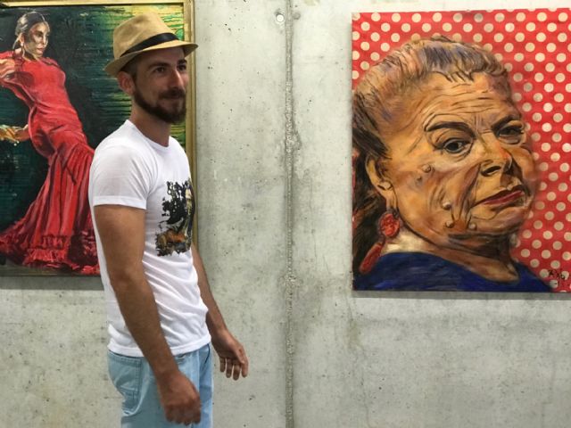 El pintor Pedro Juan Rabal hace un recorrido por «La Mujer y el Flamenco»