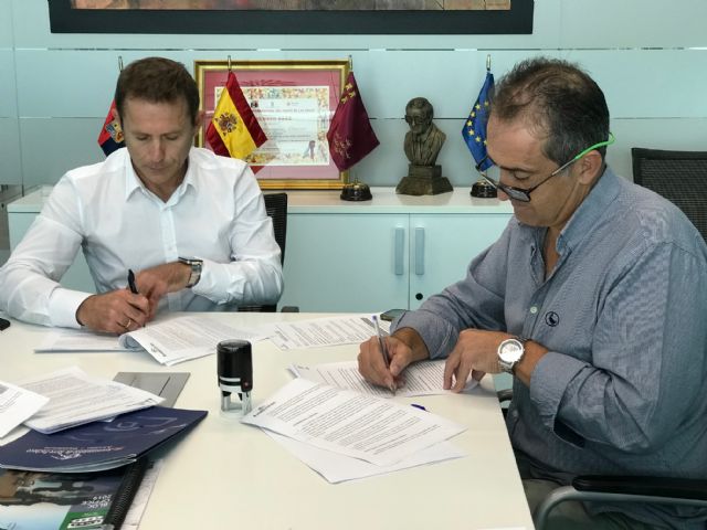 El Ayuntamiento firma convenio de colaboración con el Club de Tenis de Torre Pacheco