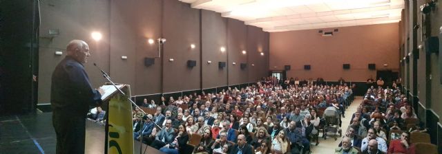 Más de 400 personas abarrotaron anoche el Centro Cívico de Torre Pacheco en el acto con el que Somos Región presentó a sus candidatos a las Cortes Generales