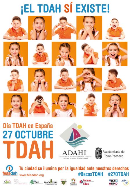 Torre Pacheco se suma a la celebración del día del TDAH 2020
