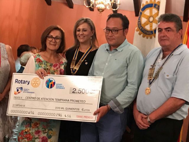 Club Rotary de Torre Pacheco entrega 10.000€ a diferentes asociaciones solidarias