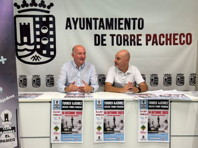 Presentación del Primer Torneo de Ajedrez Fiestas de Torre Pacheco