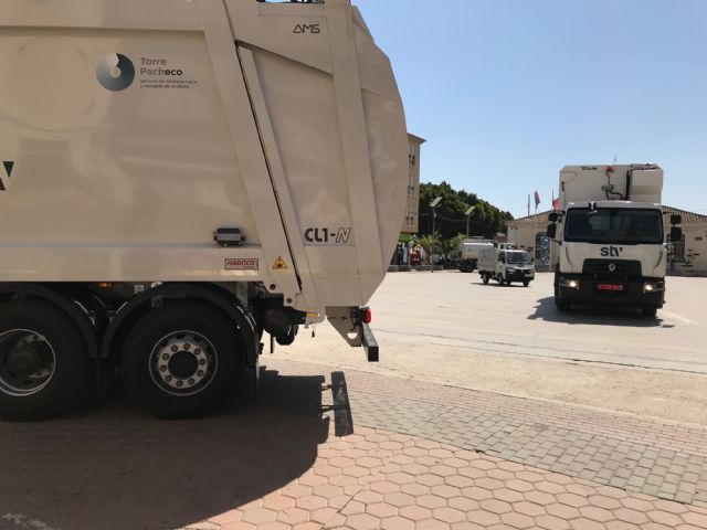 Torre Pacheco se convierte en el primer municipio de la Región en contar con camiones de recogida de basura híbridos